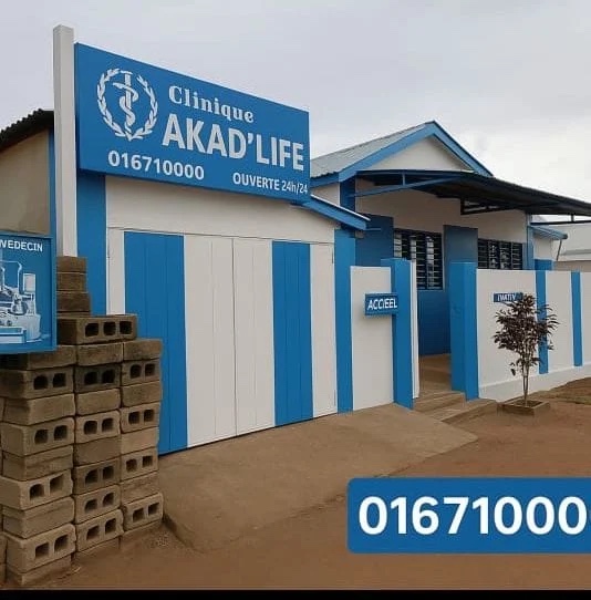 Façade de la clinique AKAD’LIFE